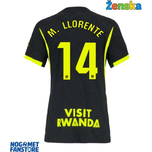 Atletico Madrid Marcos Llorente #14 Gostujuci Dres za Ženska 2026-27 Kratak Rukav